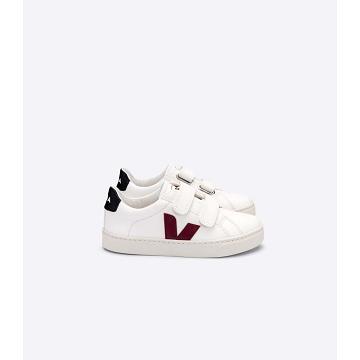 Veja ESPLAR CHROMEFREE Kids' Shoes White/Black/Red | CA 727FDN